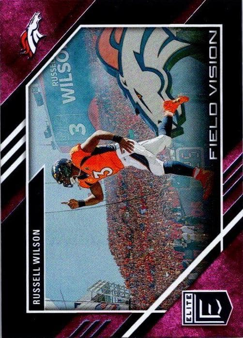 Russell Wilson 2023 Donruss Elite auto card