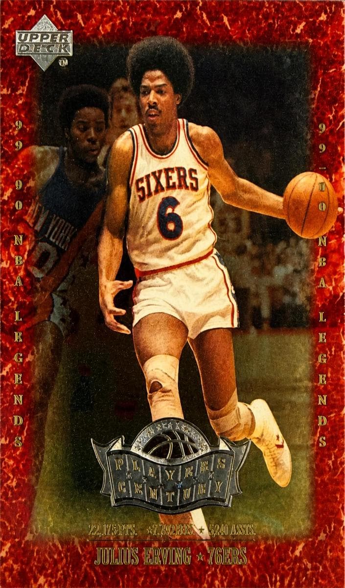 Julius Erving 1999 upper-deck Legends