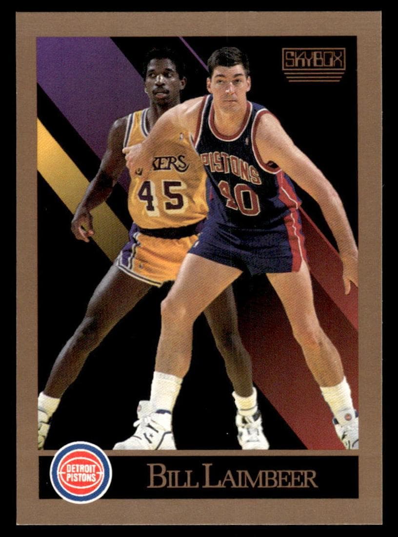 Bill Laimbeer 1990 fleer SkyBox