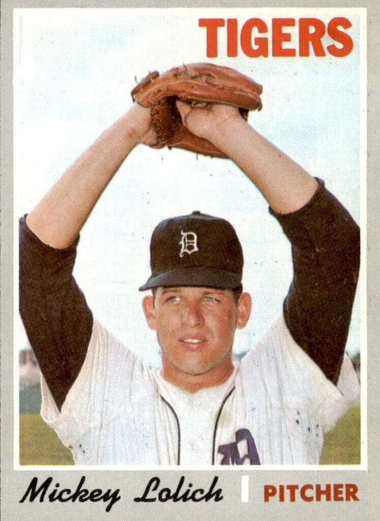 Mickey Lolich 1970 topps Topps