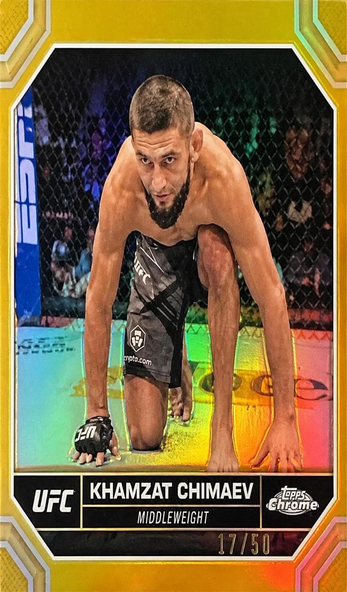 Khamzat Chimaev 2024 topps