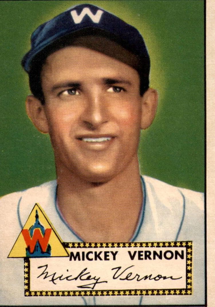 Mickey Vernon 1952 topps Topps