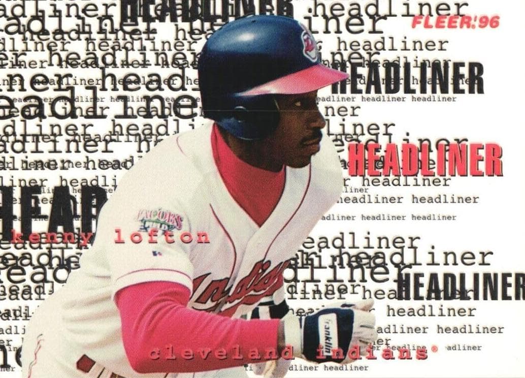 Kenny Lofton 1996 fleer Fleer Update