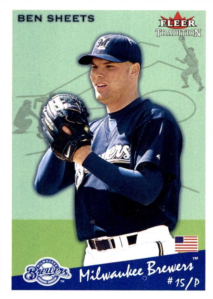 Ben Sheets 2002 fleer Fleer Tradition Update