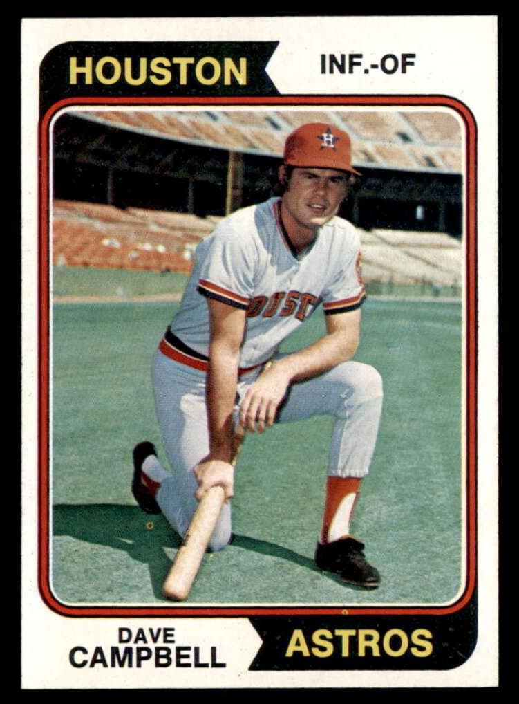 Dave Campbell 1974 topps Topps