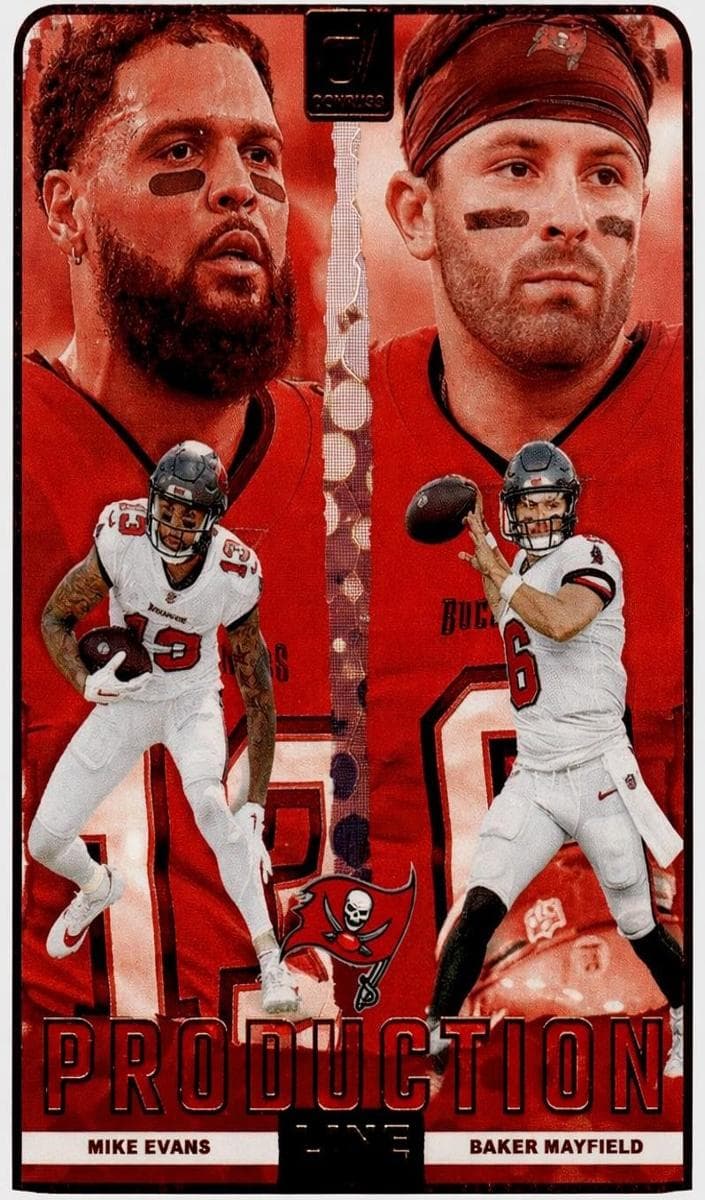 Mike Evans / Baker Mayfield trading card