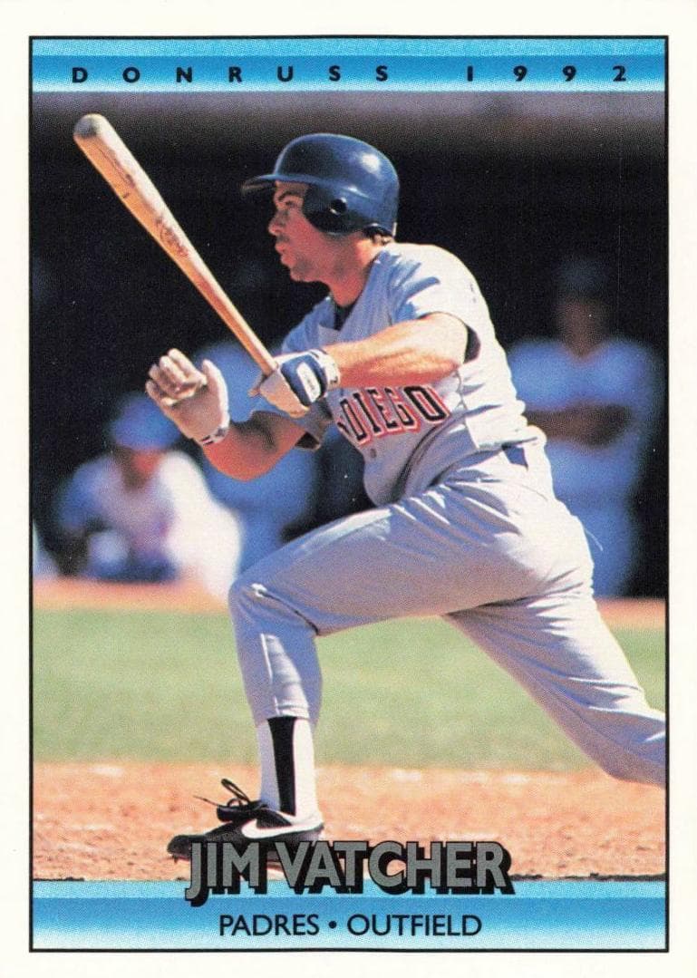 Jim Vatcher 1992 panini Donruss