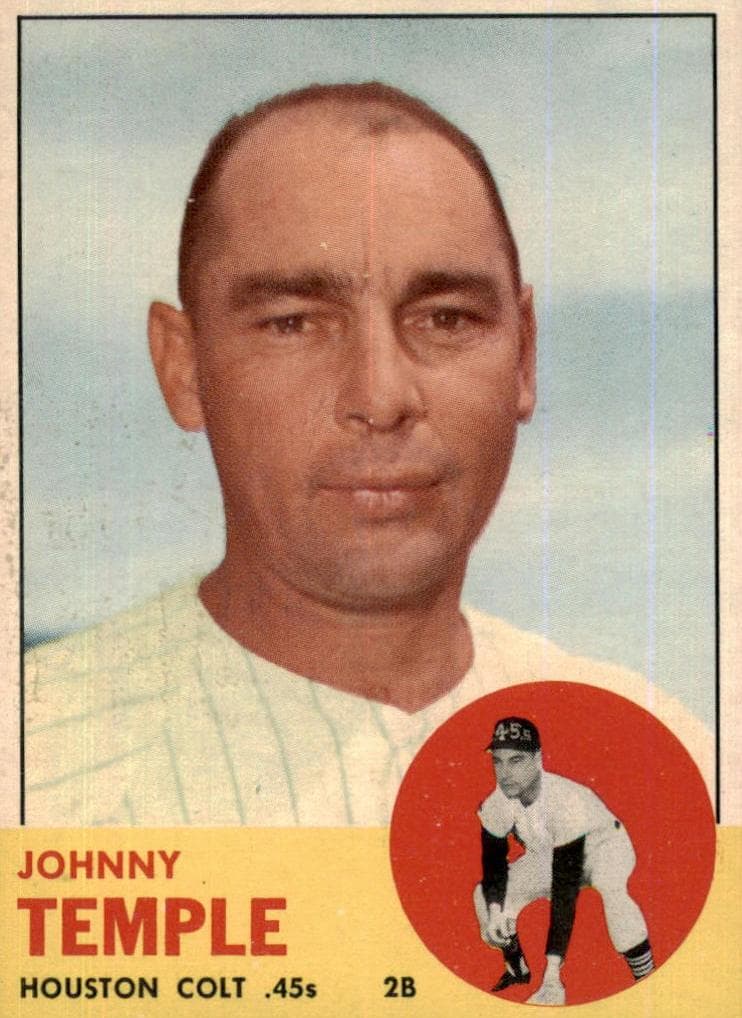 Johnny Temple 1963 topps Topps