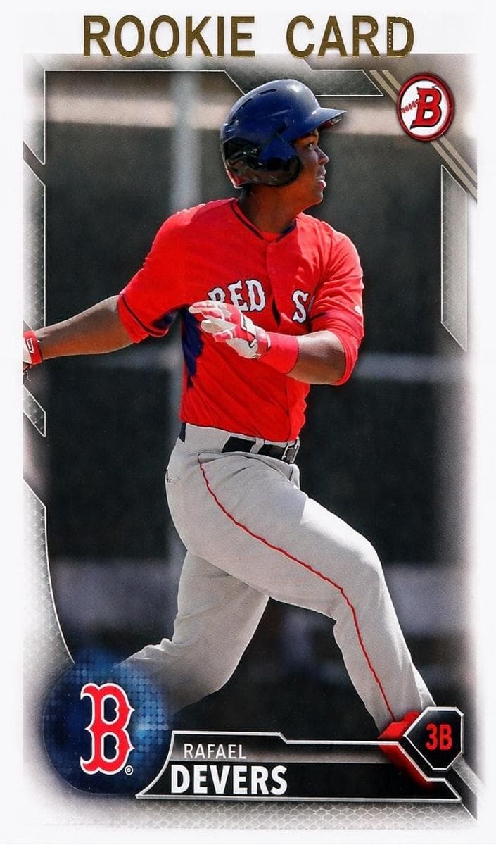 Rafael Devers 2016 bowman Bowman Draft