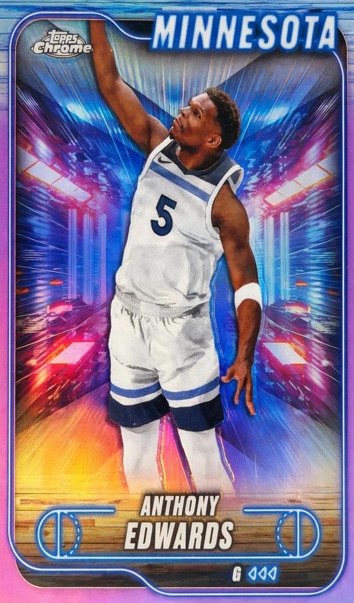 Anthony Edwards 2024 topps Topps Chrome