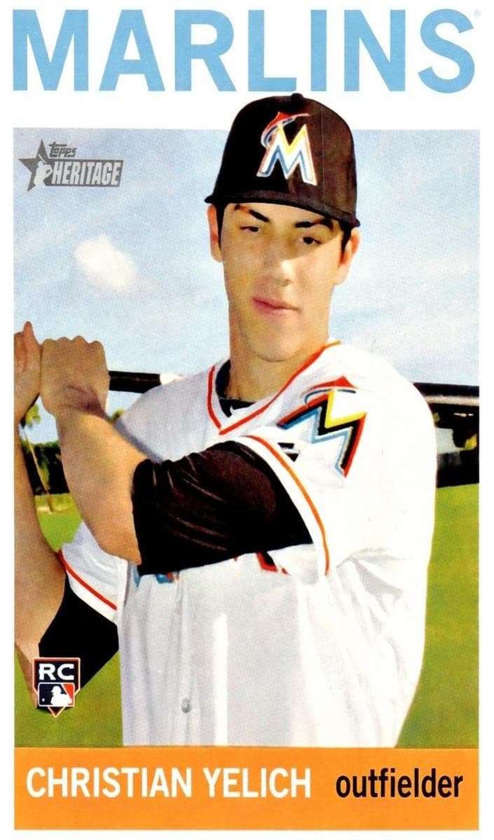 Christian Yelich 2013 topps