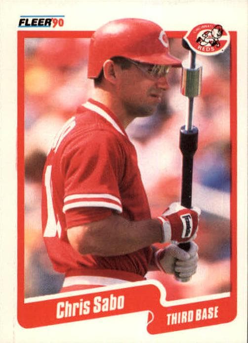 Chris Sabo 1990 fleer