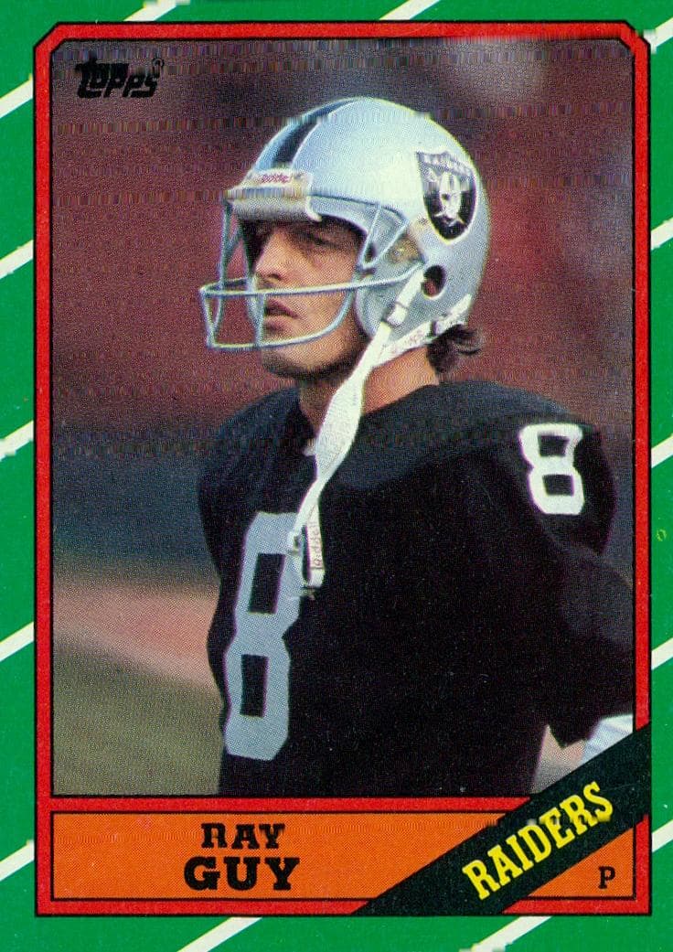 Ray Guy trading card
