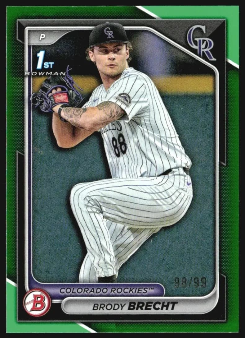 Brody Brecht trading card