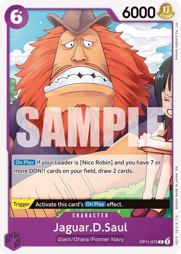 Jaguar.D.Saul 2025 One Piece Japanese Fist of Divine Speed