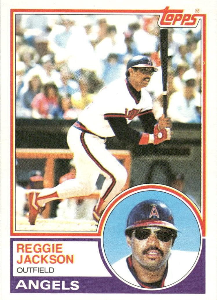 Reggie Jackson 1983 topps Topps