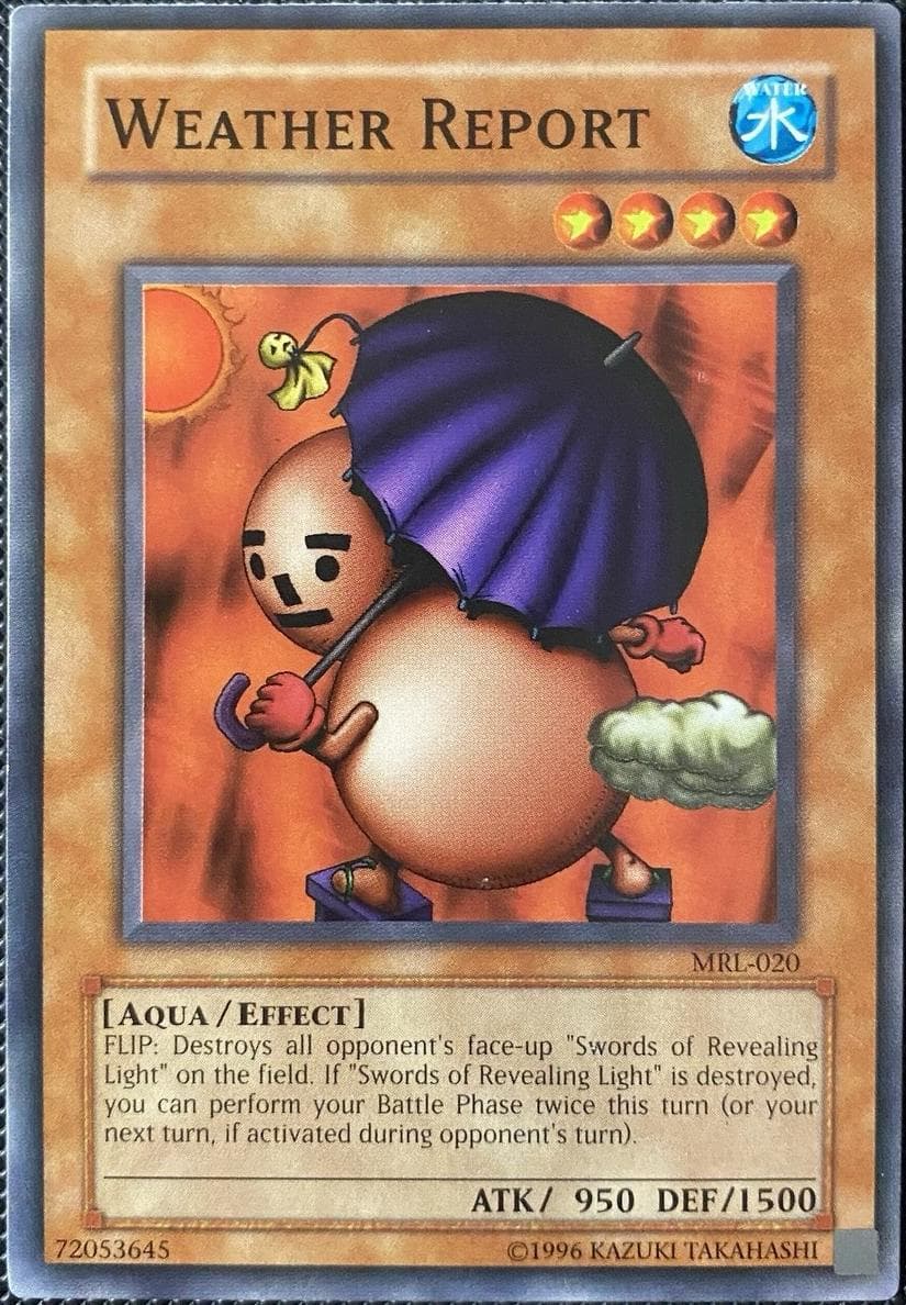 Weather Report 2002 Yu-Gi-Oh! Magic Ruler 1st Edition