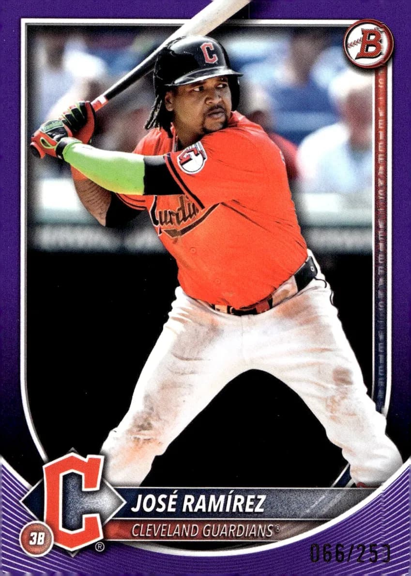 José Ramírez 2025 bowman Bowman