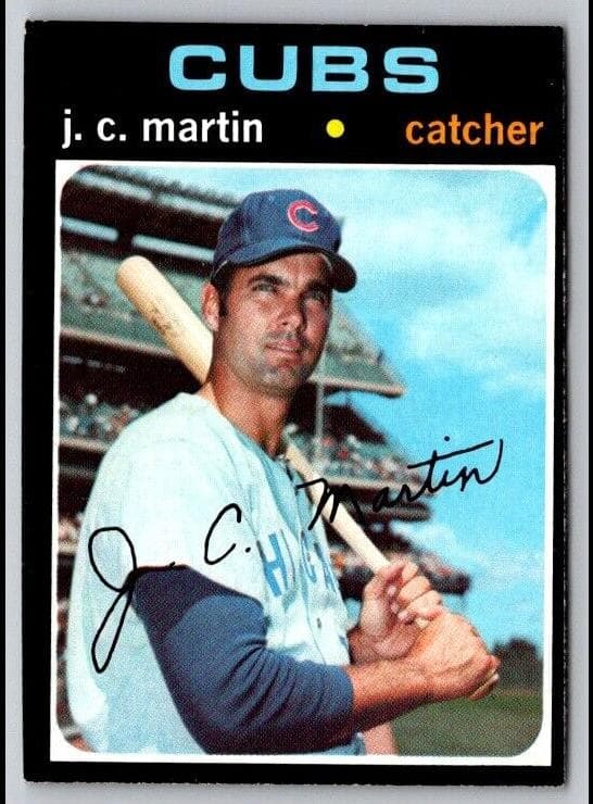 J.C. Martin 1971 topps Topps