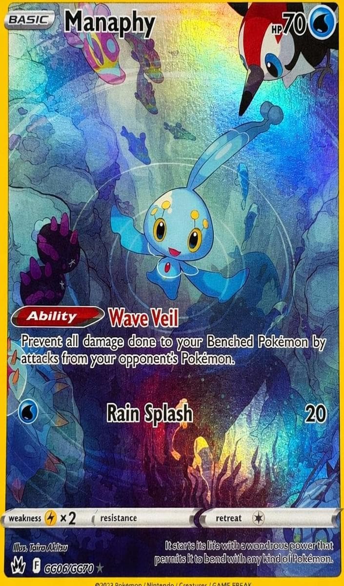 Manaphy trading card