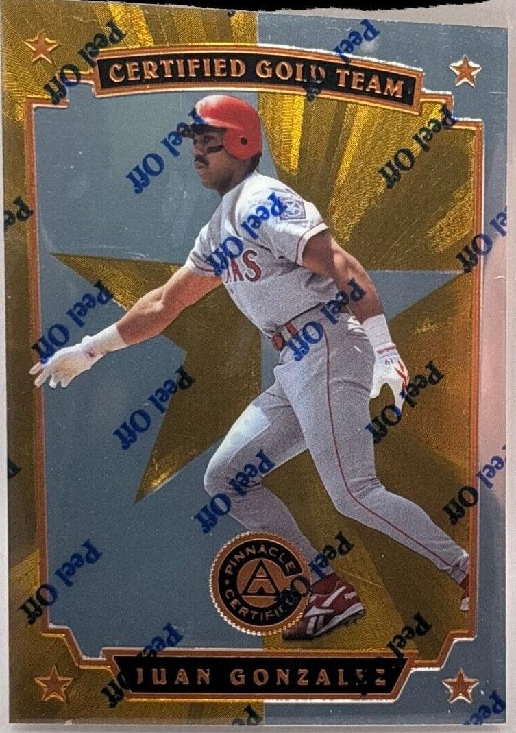 Juan Gonzalez 1997 panini