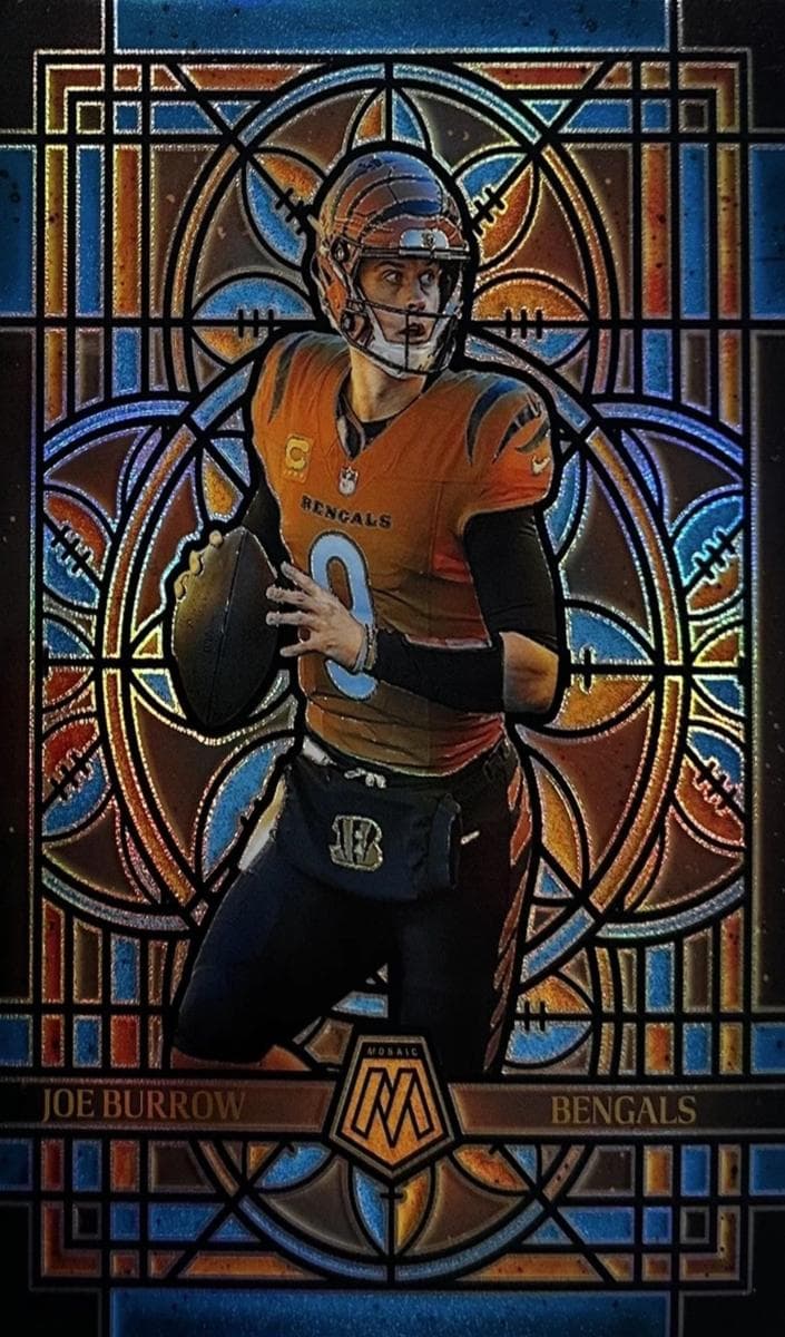 Joe Burrow 2025 panini Mosaic
