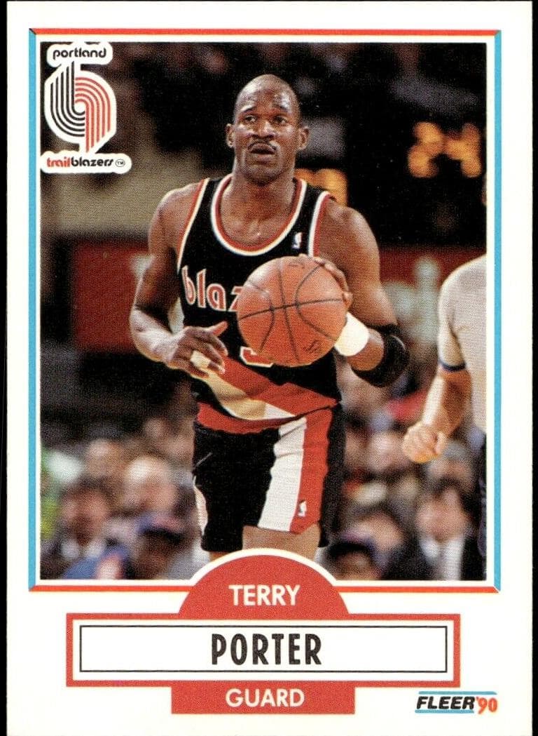 Terry Porter 1990 fleer Fleer