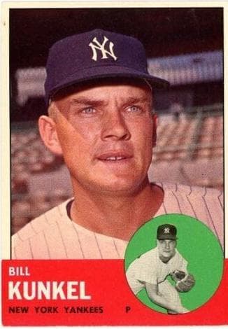 Bill Kunkel 1963 topps Topps