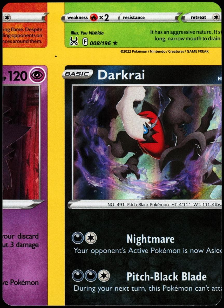Darkrai trading card