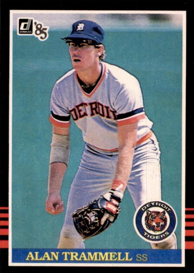 Alan Trammell 1985 panini