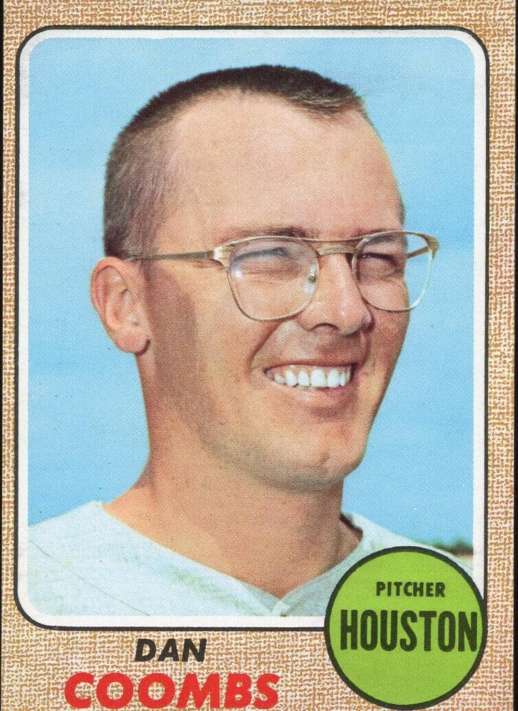 Dan Coombs 1968 topps Topps