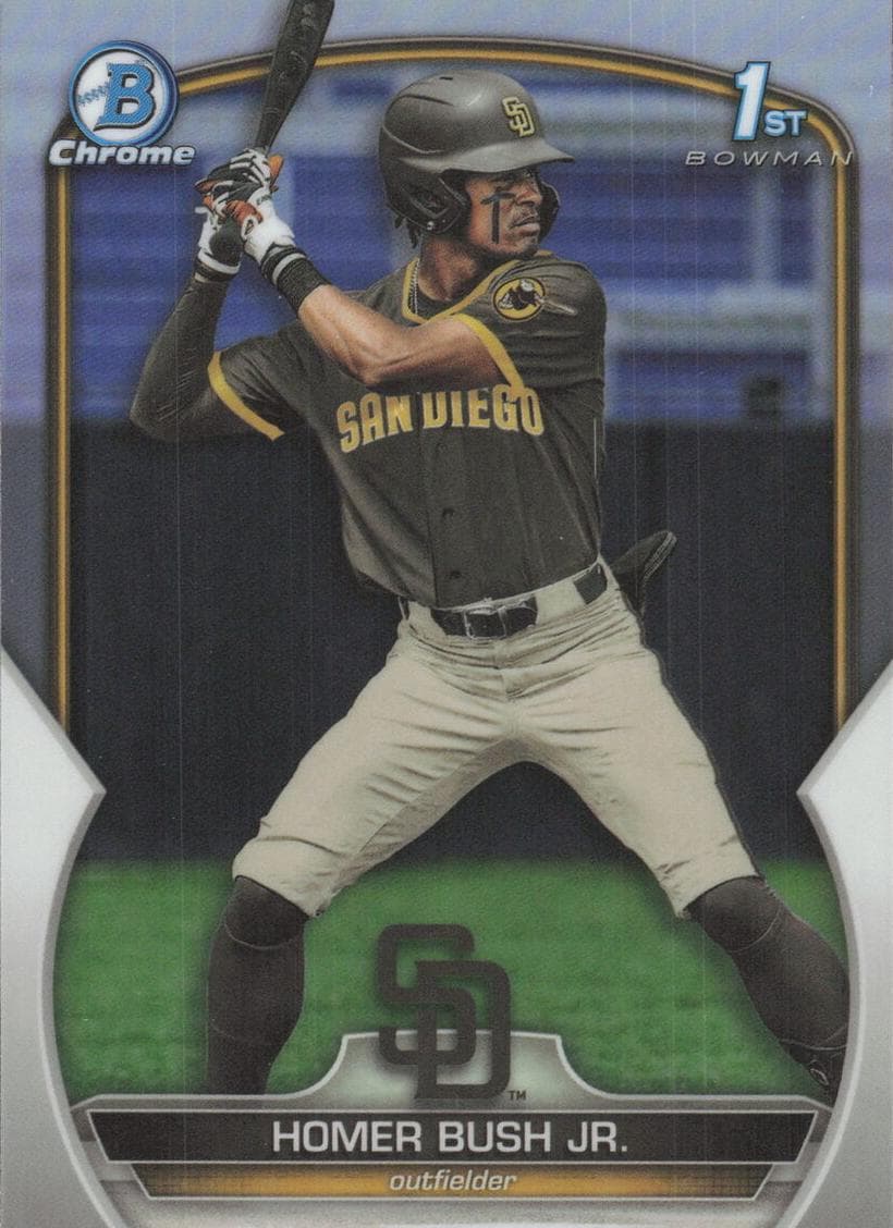 Homer Bush Jr. trading card