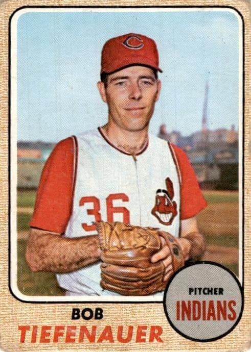 Bob Tiefenauer 1968 topps Topps