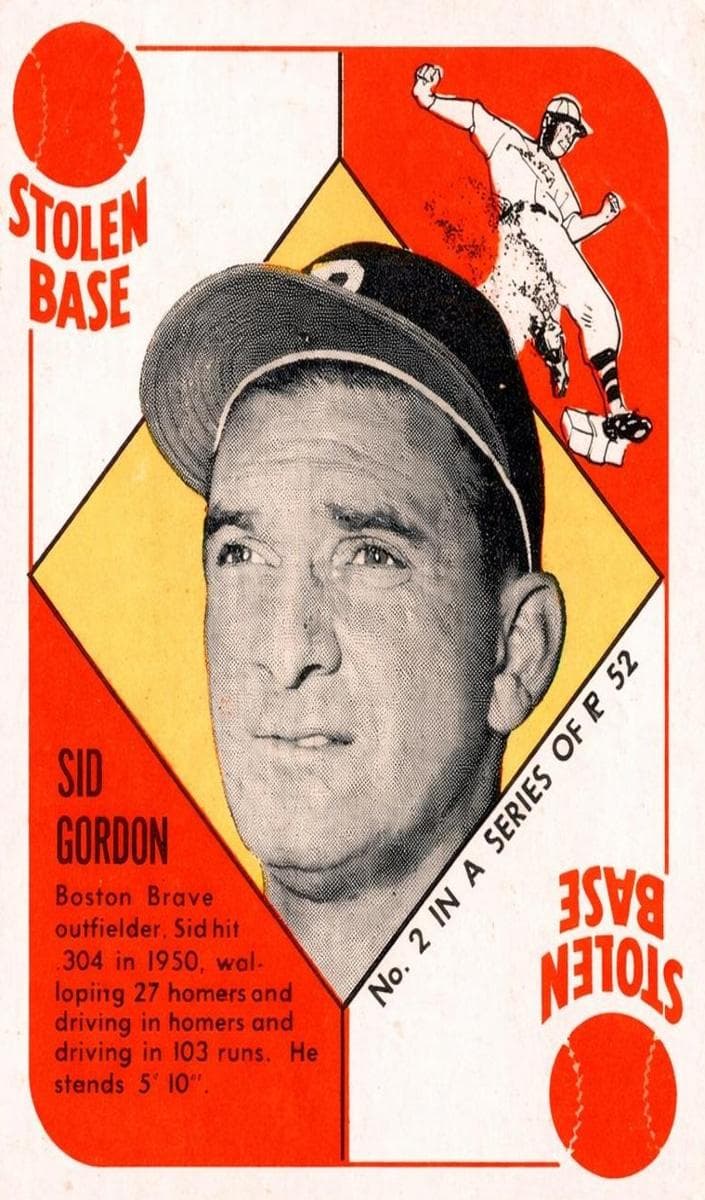 Sid Gordon 1951 topps
