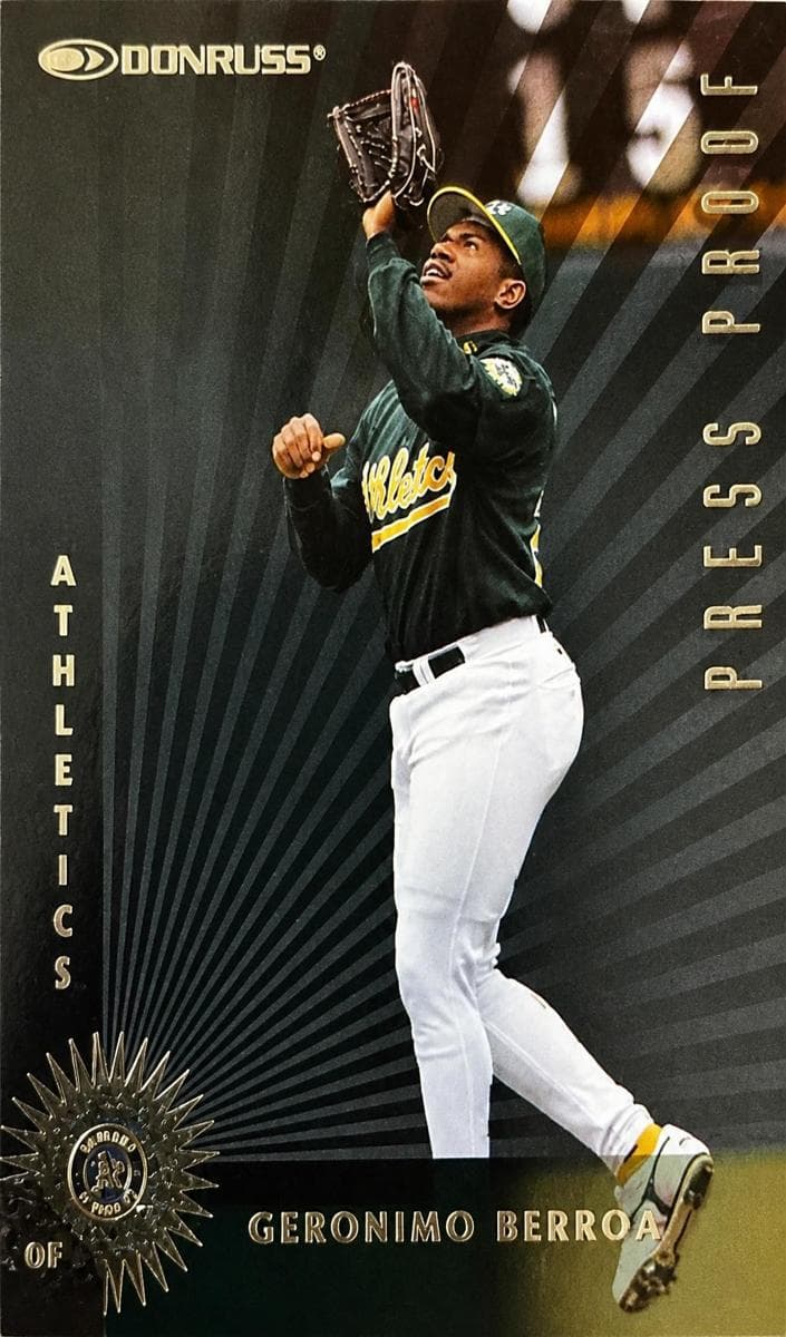 Geronimo Berroa 1997 panini Donruss
