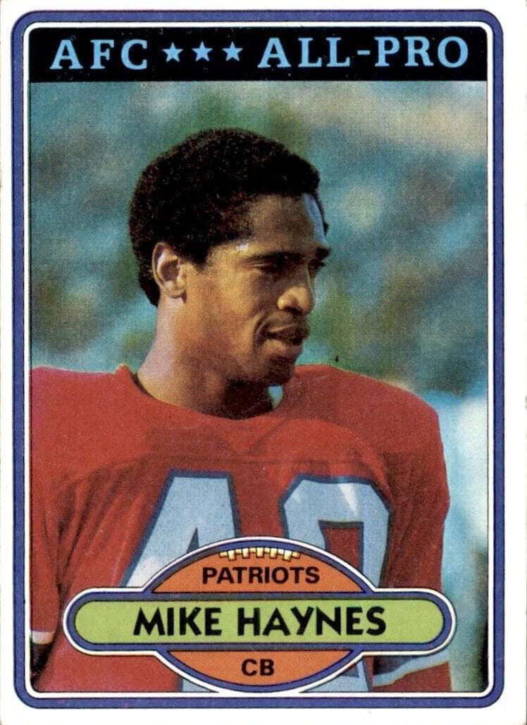 Mike Haynes 1980 topps Topps