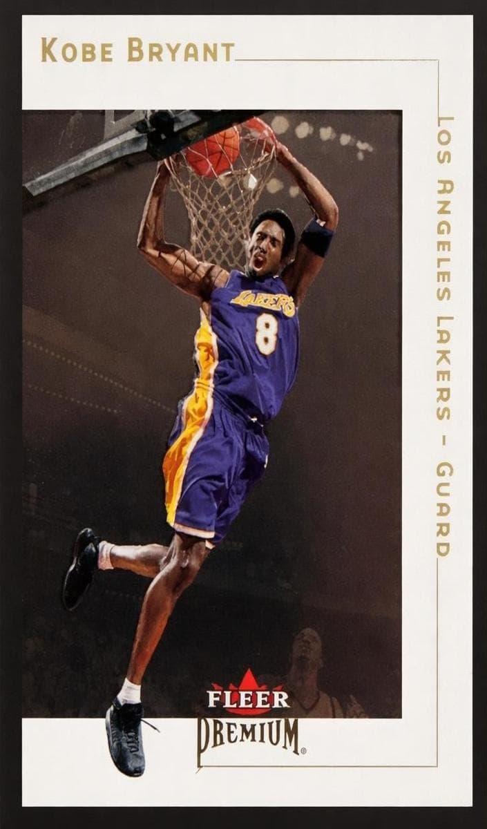 Kobe Bryant 2001 fleer Premium