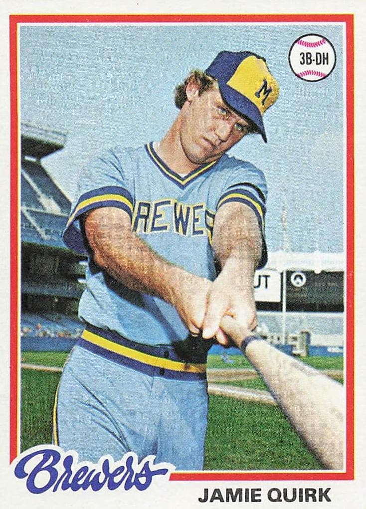 Jamie Quirk 1978 topps Topps