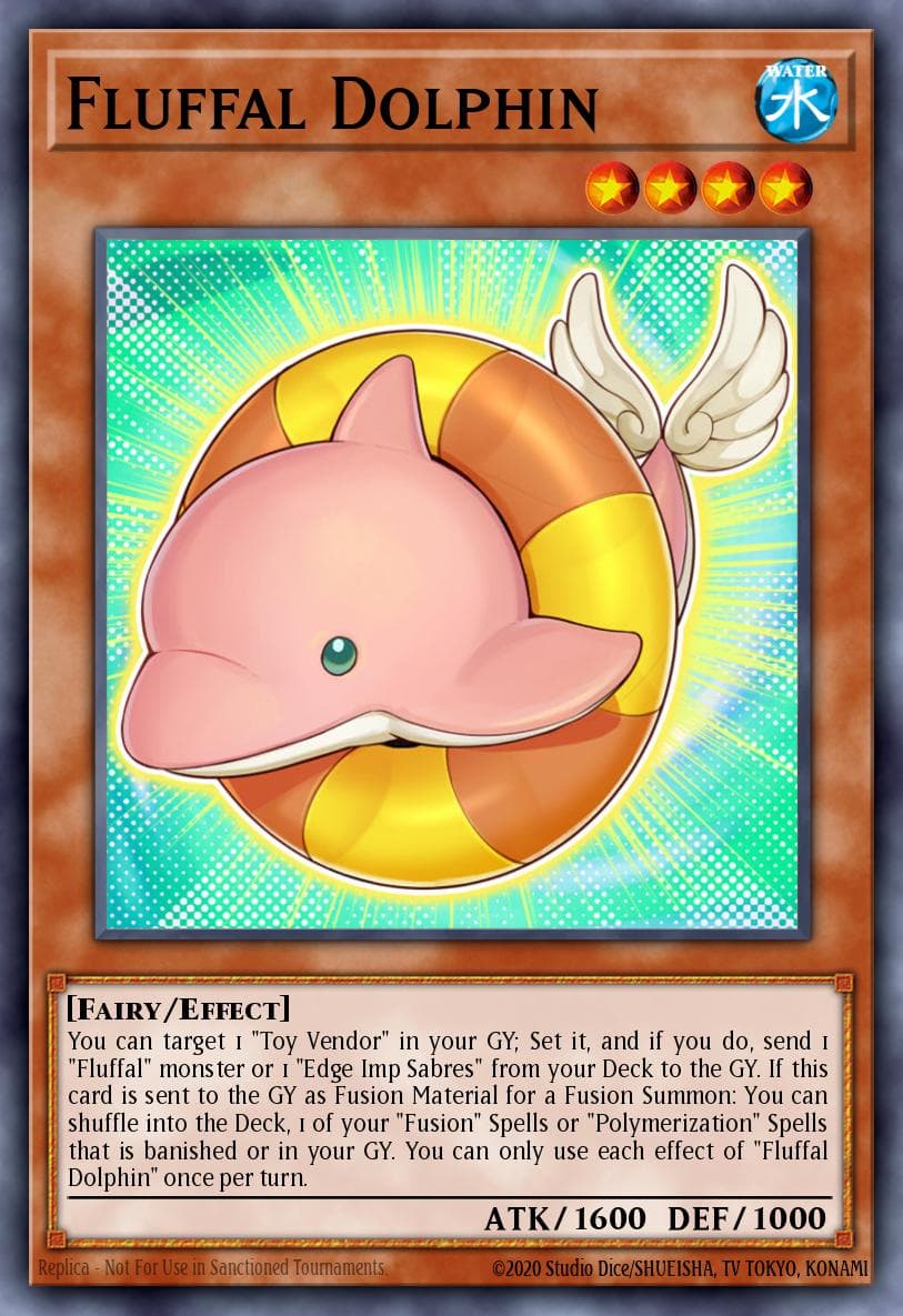 Fluffal Dolphin 2020 Yu-Gi-Oh! Rise of the Duelist 1st Edition