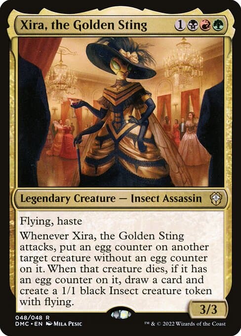 Xira, the Golden Sting 2022 Magic: The Gathering Dominaria United Commander