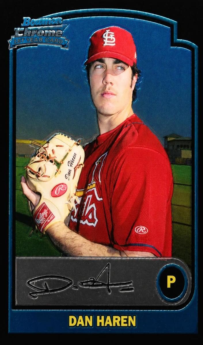 Dan Haren trading card