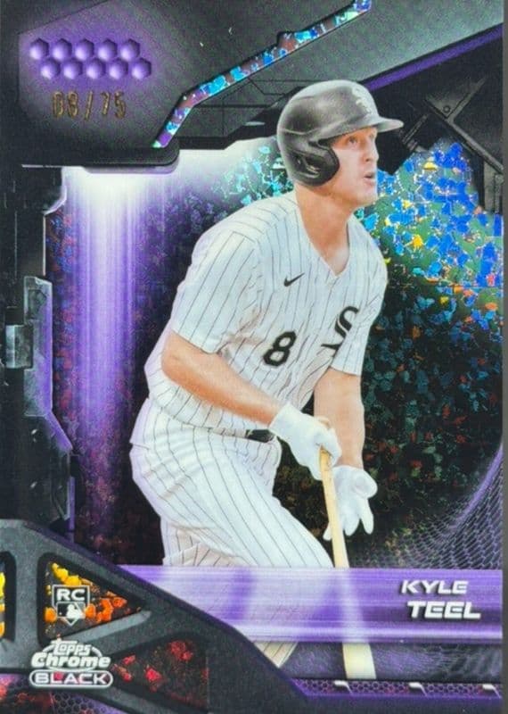 Kyle Teel 2026 topps Topps Chrome Black