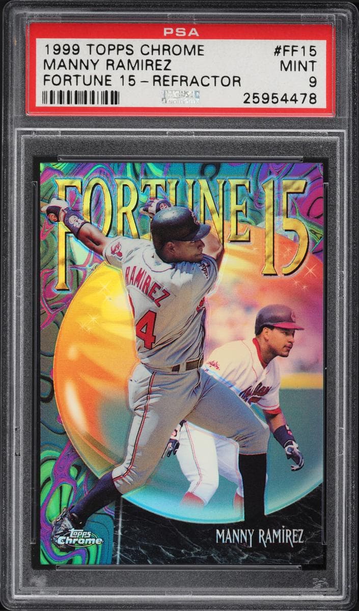 Manny Ramirez 1999 topps Topps Chrome