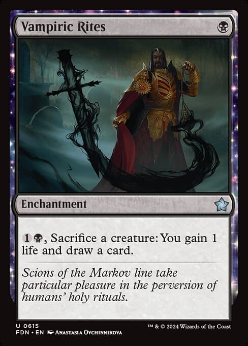 Vampiric Rites 2022 Magic: The Gathering Starter Commander Decks