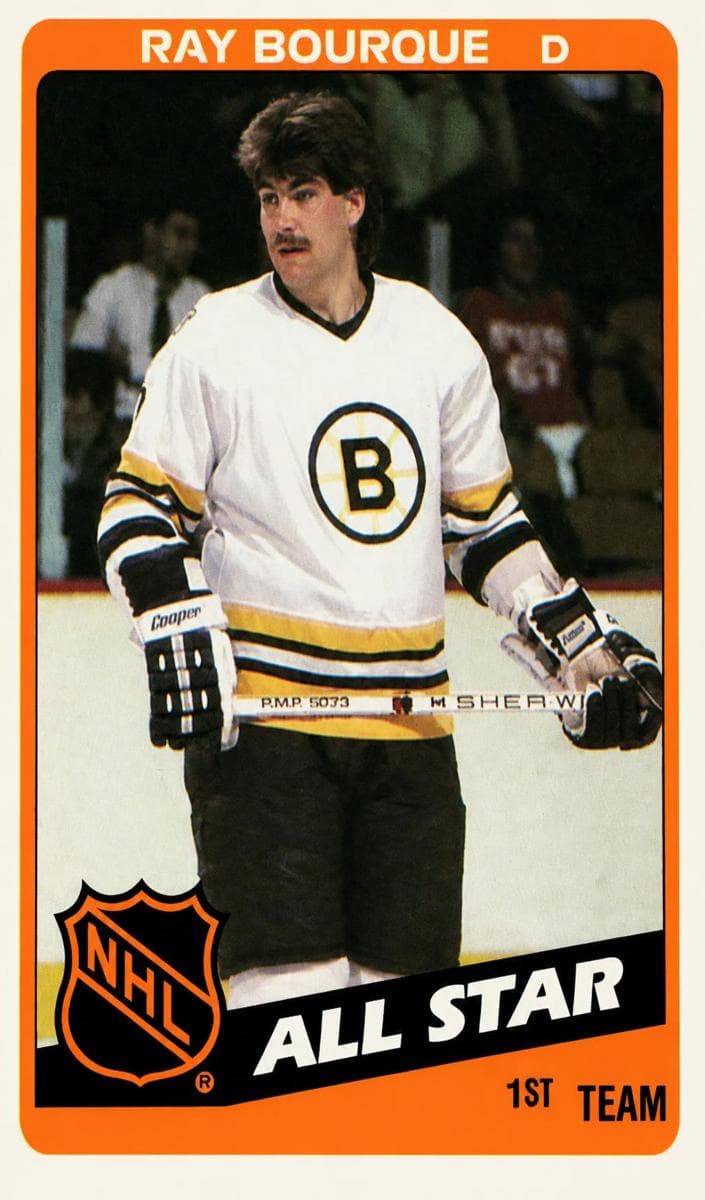 Ray Bourque 1984 topps Topps