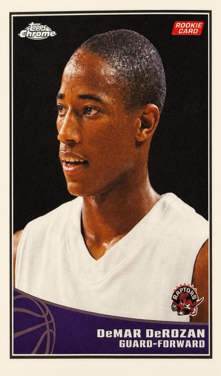 DeMar Derozan trading card