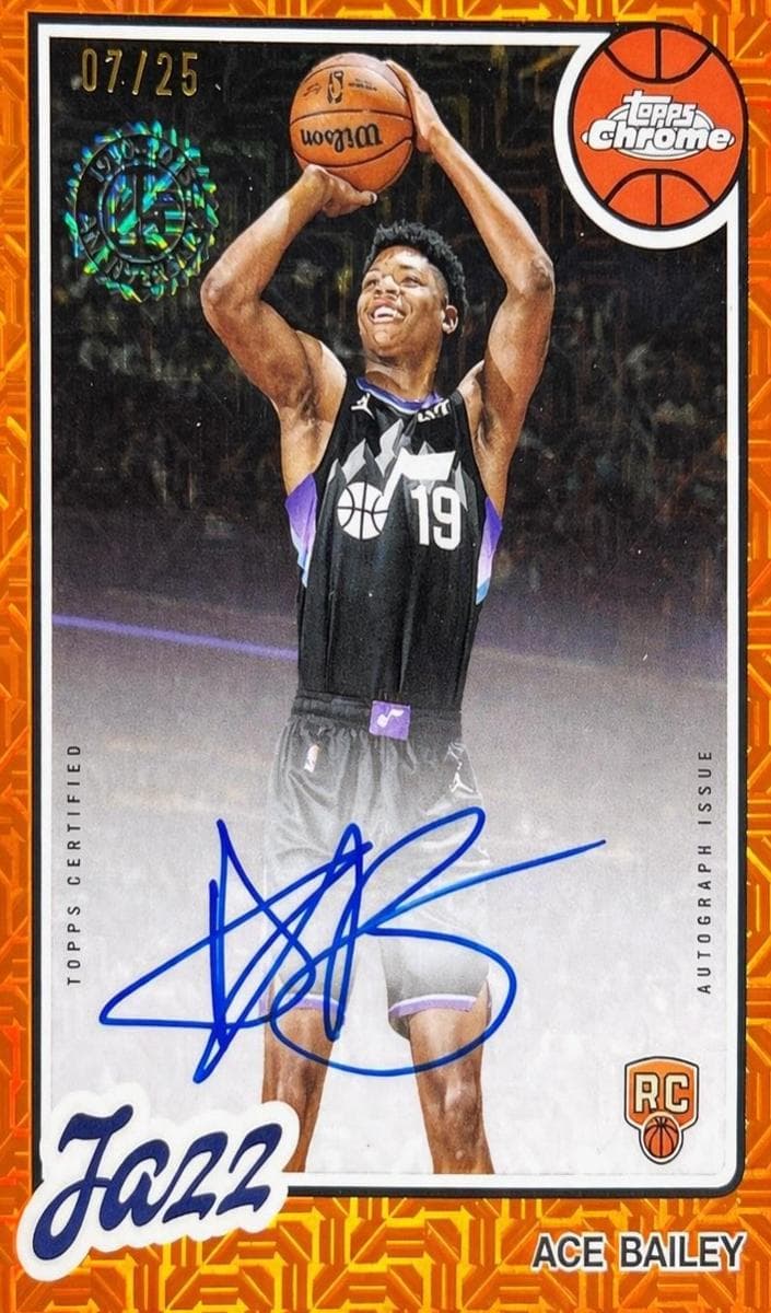 Ace Bailey 2025 topps Topps