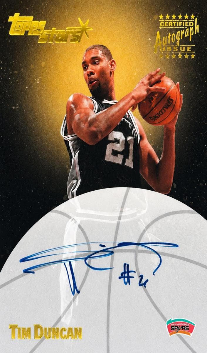 Tim Duncan 2000 topps