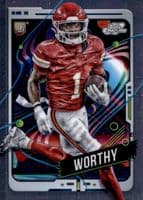 Xavier Worthy 2024 topps Topps Chrome Cosmic