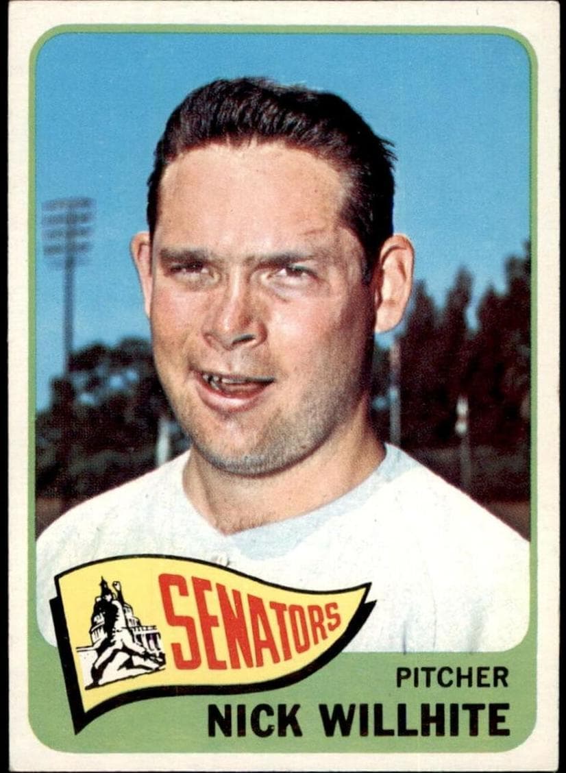 Nick Willhite 1965 topps Topps